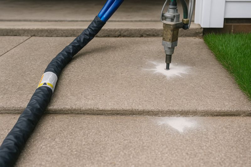 How Commercial Concrete Mudjacking Restores Uneven Surfaces