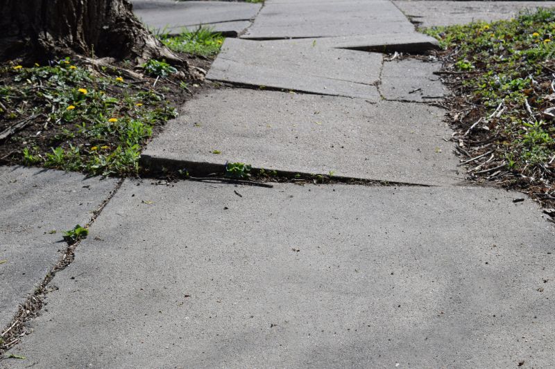 Sunken Sidewalk Repair