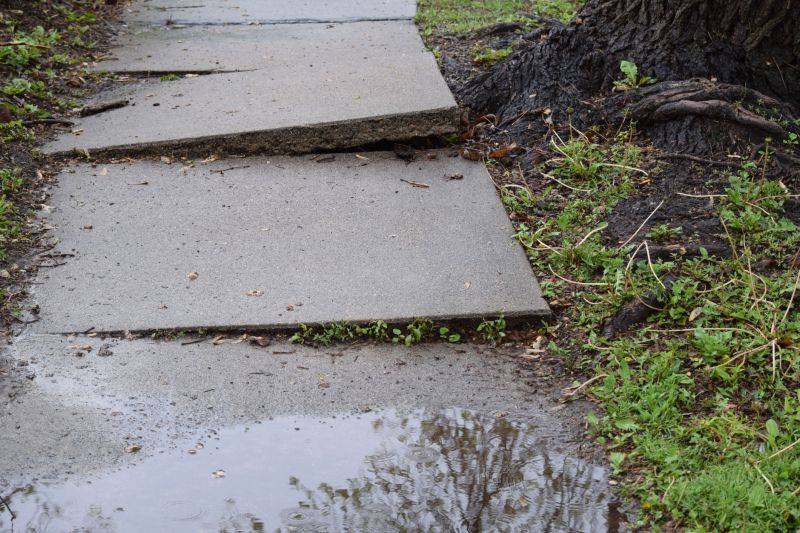 Sunken Sidewalk Repair